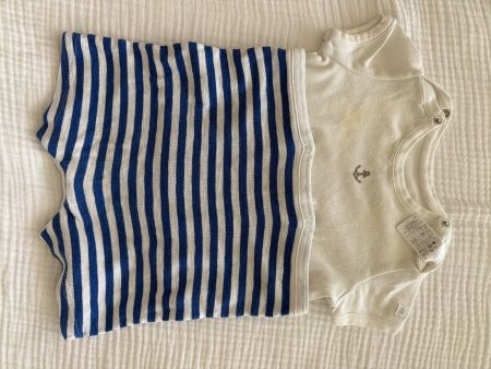 Vintage Petit Bateau Strampler Gr 62-67