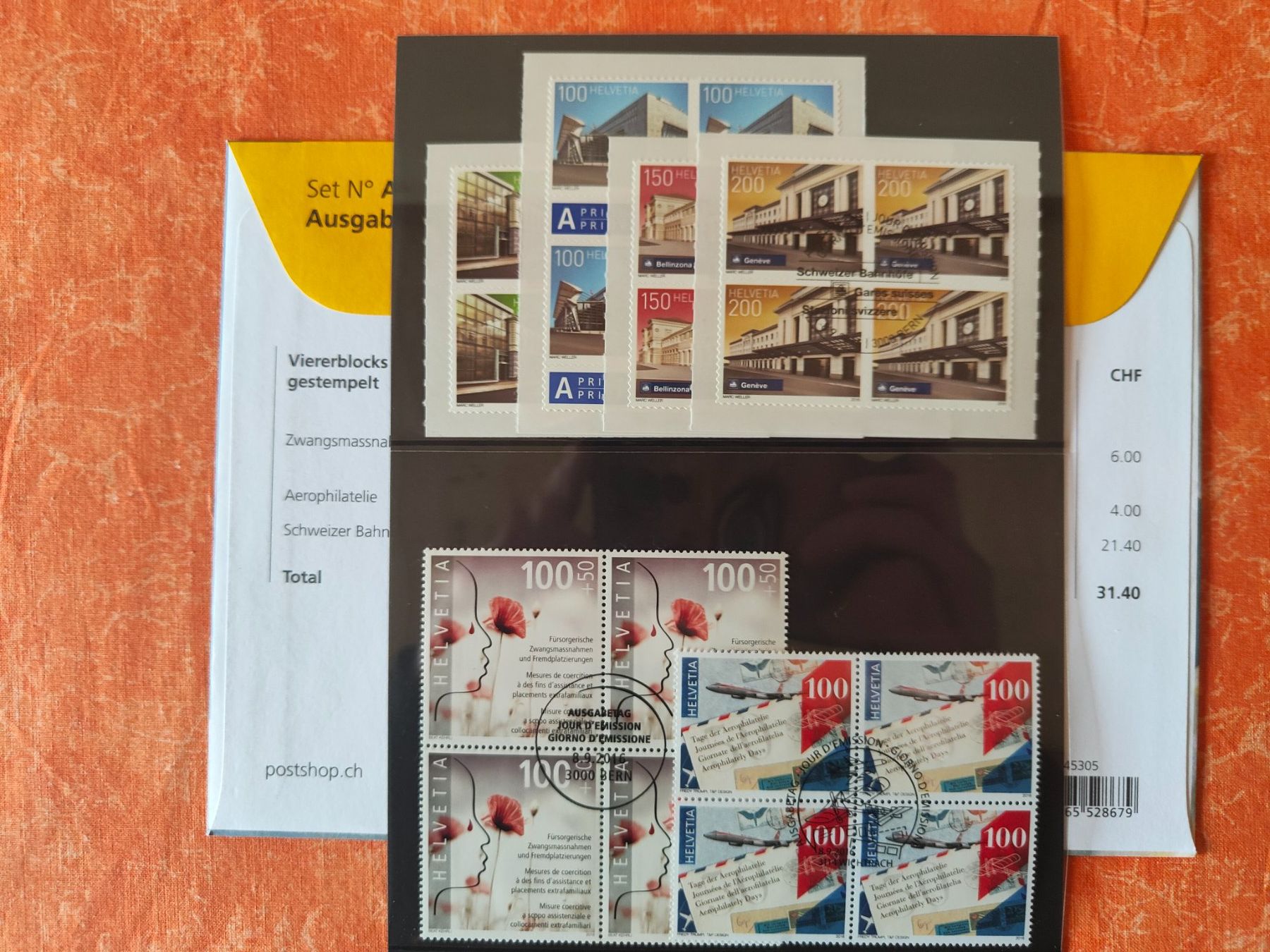 Tutti i francobolli: Timbres 2016 blocs de 4 oblitérés – Nuovo e nell'imballaggio originale da Gryon venduto da Jessicaj87 2