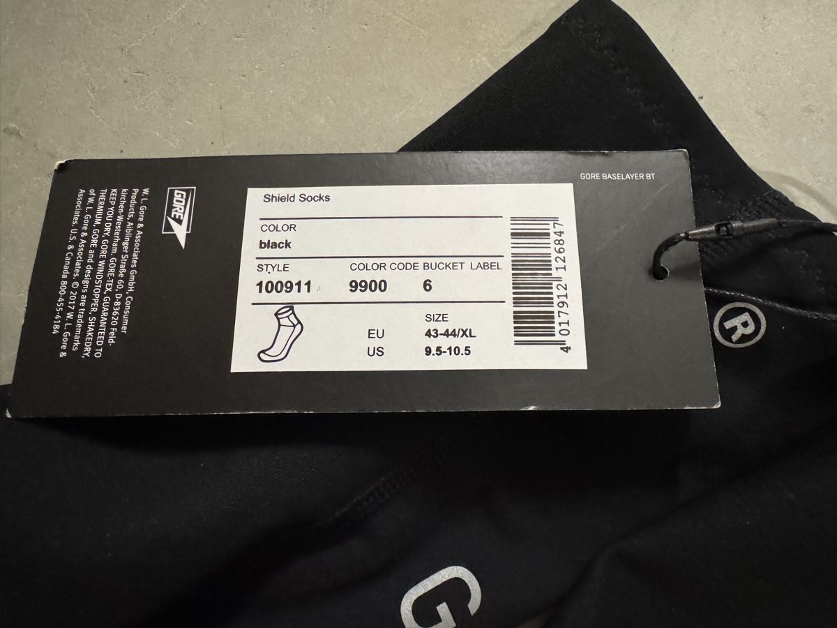 Chaussettes: Gore Bike Wear: Shield Socks – Neuf (Voir description) à Meikirch par leopard79 1
