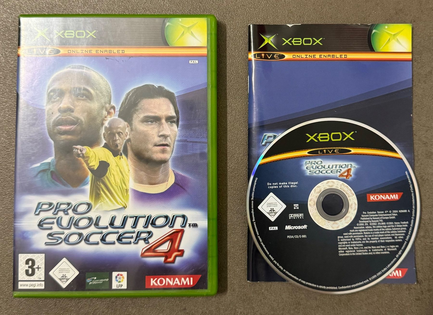 Spiele: XBOX Pro Evolution Soccer 4 - schnelle Lieferung! – Gebraucht aus Birsfelden von Dealgoenner24 1