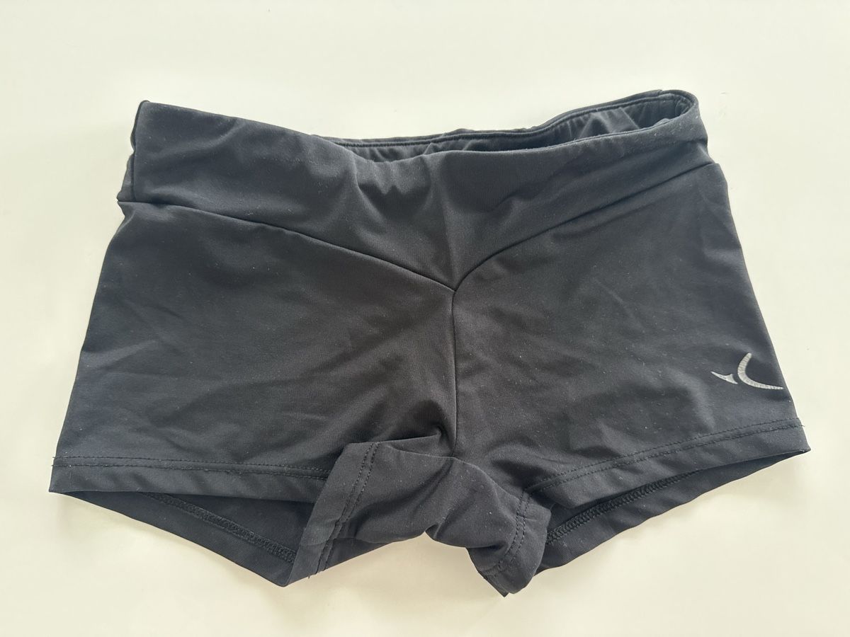 Scarpe, pantaloni & magliette da ginnastica: Gymnastic Hose kurz schwarz 134 – Nuovo (secondo la descrizione) da Freidorf TG venduto da nad_fxh7 1
