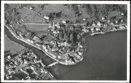Ansichtskarte Ponte - Tresa Lugano 1954