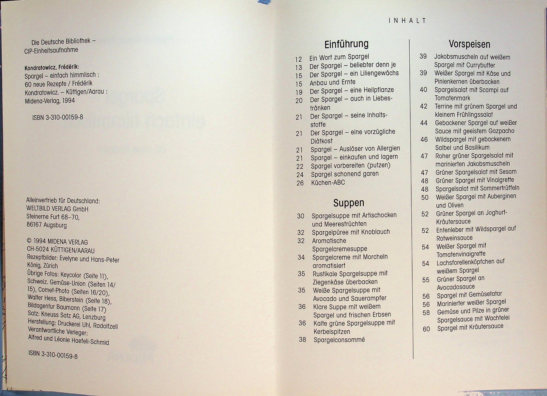 Libri: F. Kondratowicz Spargel einfach himmlisch – Usato da Reitnau venduto da Zaomir 2