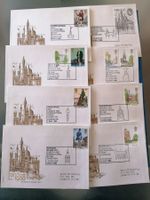London 80, acht versch. Sonderstempel