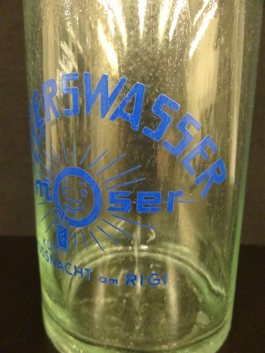Bicchieri, Caraffe & Bottiglie: alte Flasche SELTERSWASSER MOSER 1959 – Usato da Kerzers venduto da Flaschenposten 4
