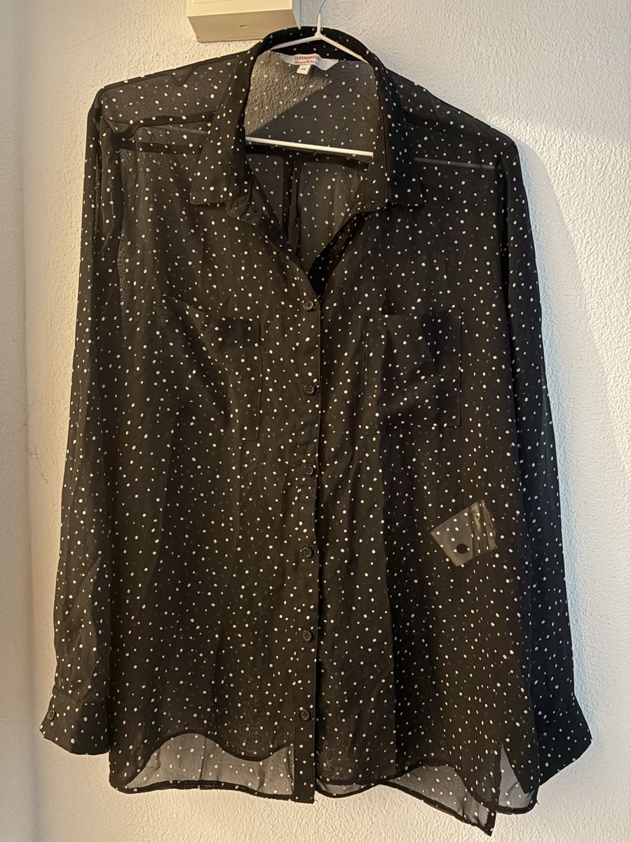 C&A Camicette: Leichte Bluse mit Punkten – Usato da Ricketwil venduto da Lady_of_Glenmore 1