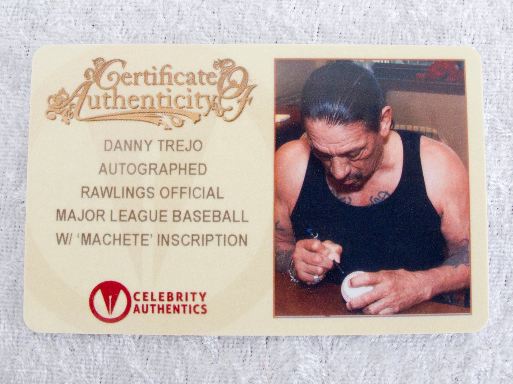 Autogramme: DANNY TREJO AUTOGRAMM BASEBALL Machete Breaking Bad – Gebraucht aus Blauen von wosonst 2