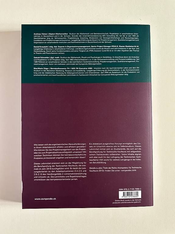 Libri: Compendio - Organisation und Projektmanagement TK 2019 – Usato da Hünenberg venduto da AndreaO7 1
