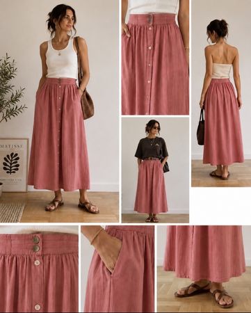 Jupe longue Promod – Taille 36  Comme neuve. 100 % coton. 