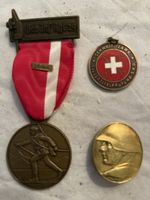 Konvolut Schweizer Militärabzeichen Medaillen 3Stück