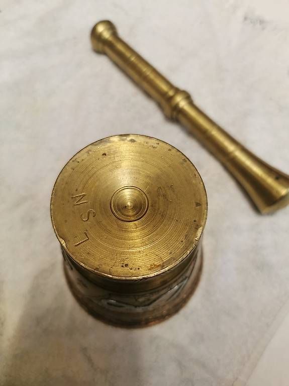 Altro per cucinare: Antiker Apotheken Mörser Messing – Usato da Stansstad venduto da ramschliese 1