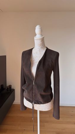 S MaxMara Lederjacke braun Grösse S sehr guter Zustand