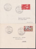 1941, B13+B14 von SCHWYZ (Ausgabetrag) Kat: 275.-+ Karten