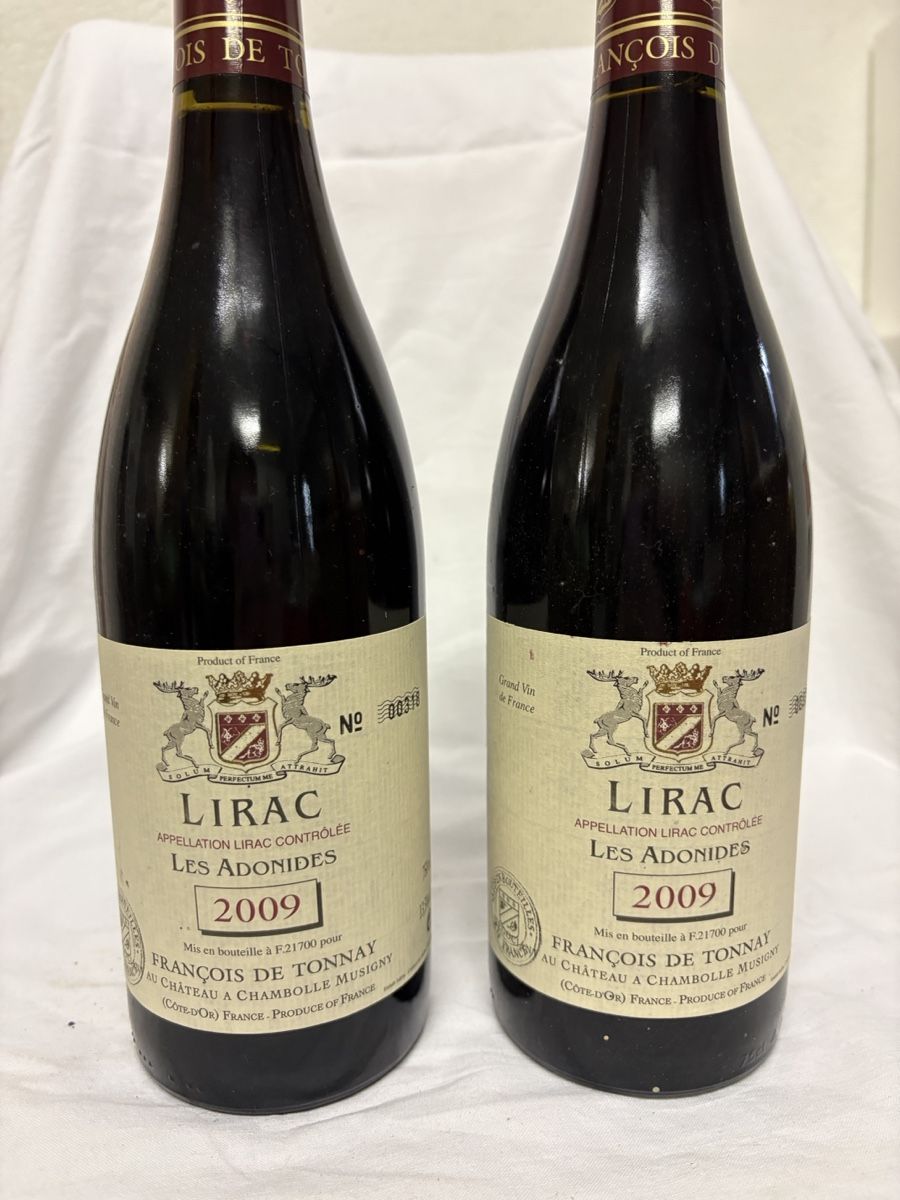 Vino: Lirac Les Adonides 2009 - Vin Rouge d'Exception – Nuovo e nell'imballaggio originale da Bôle venduto da jes_987t