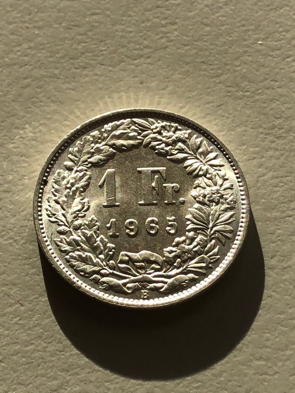 Toutes les monnaies: 1 Fr. 1965 – D'occasion à Schötz par Odpa