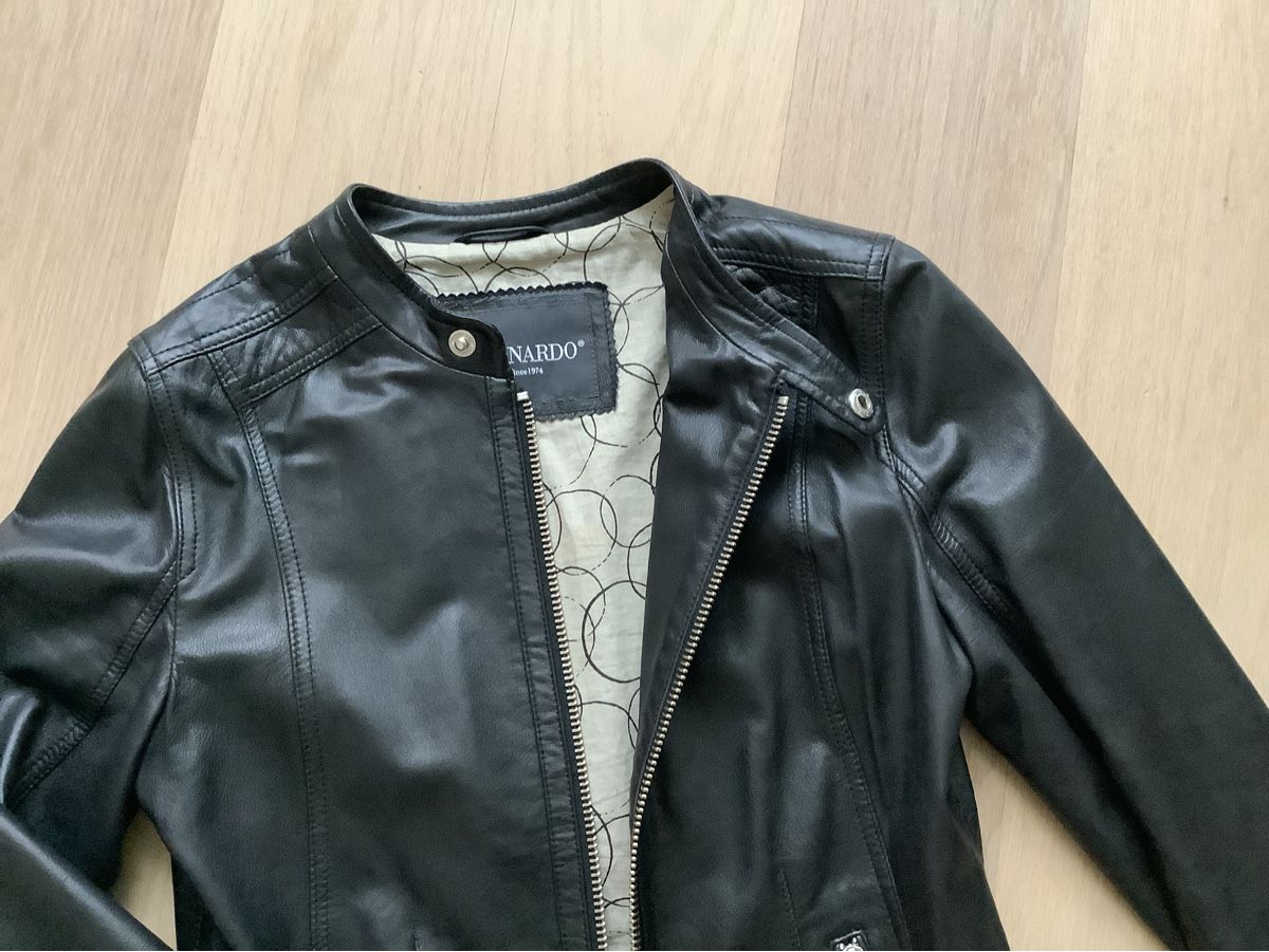 Vestes: Lederjacke, Leonardo, Gr, S, schwarz – Neuf (Voir description) à Cham par capalari 2