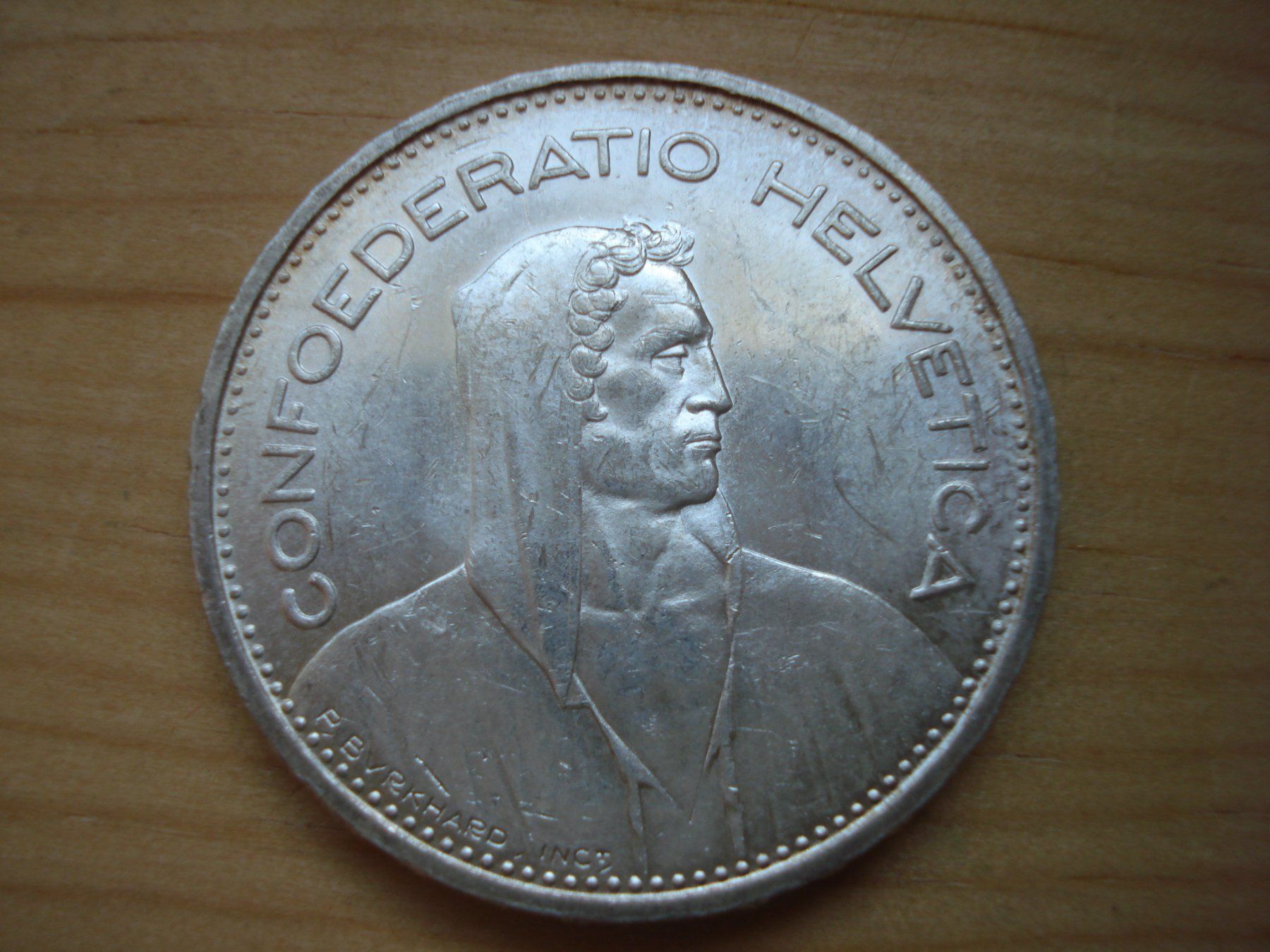 Tutti le monete: (D) 5Fr   1933  UNZ – Usato da Erlach venduto da Net-Coins 1