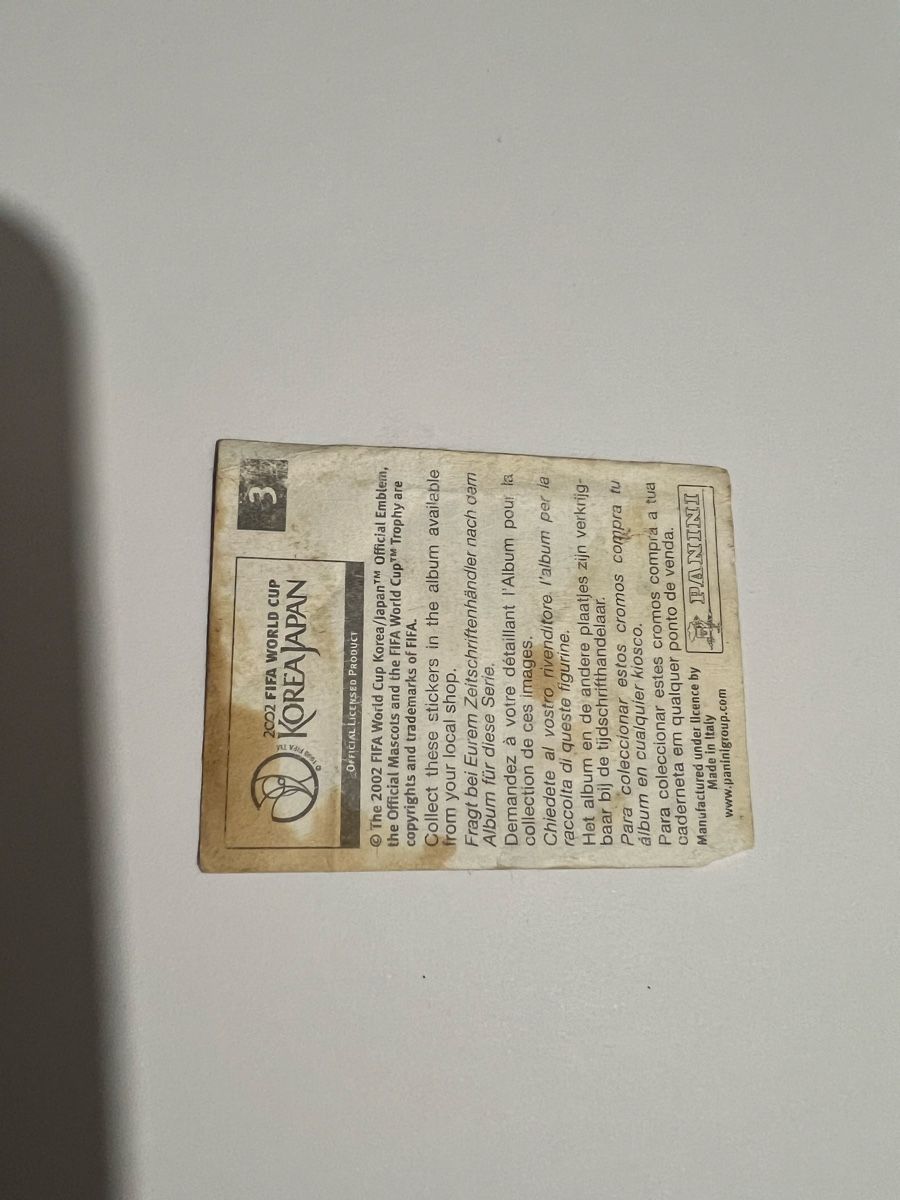 Panini Sammelbilder & Trading cards: Panini WM 2002 Bild – Gebraucht aus Willisau von Neiro77 1