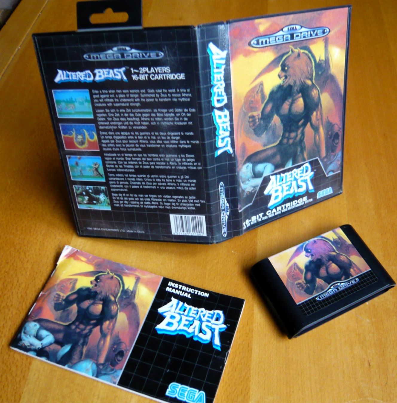 Sega Giochi: Mega Drive: Altered Beast, CIB, 1990 ! – Usato da Onex venduto da Jaguar1986 1