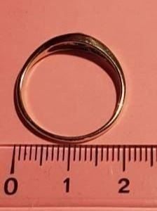 Bagues: Stilvoller 750 Goldring mit 1 Saphir – Neuf (Voir description) à Unterägeri par Altgoldschmuck 7