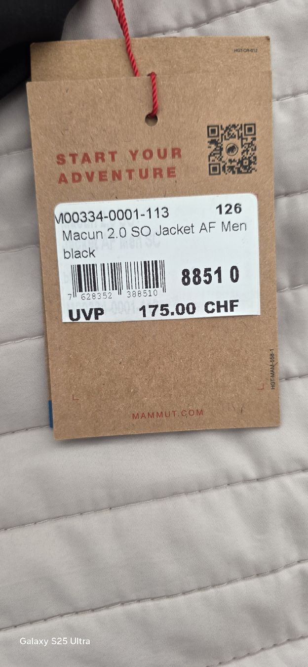 Mammut Giacche: Mammut Macun 2.0 SO Jacket AF Men – Nuovo e nell'imballaggio originale da Buchs SG venduto da MATGEOMAR 2