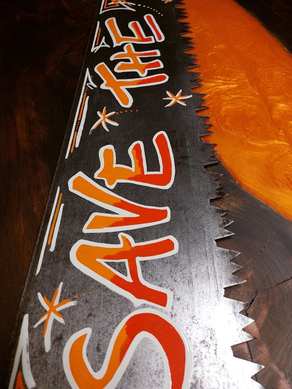 Pinsel: Alte Säge'' Save the Chopper s! ". Handmade Pinstriping CH. – Gebraucht aus Willisau von Pzm81 2