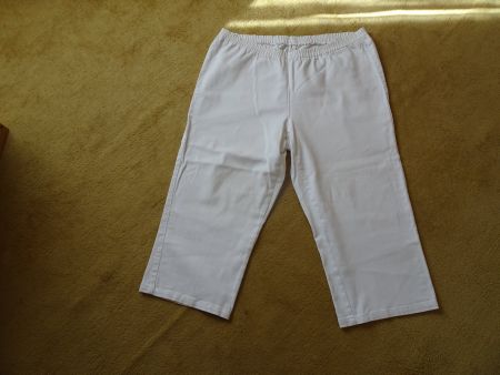 Hose weiss, Baumwolle, Sommer Schlupfhose