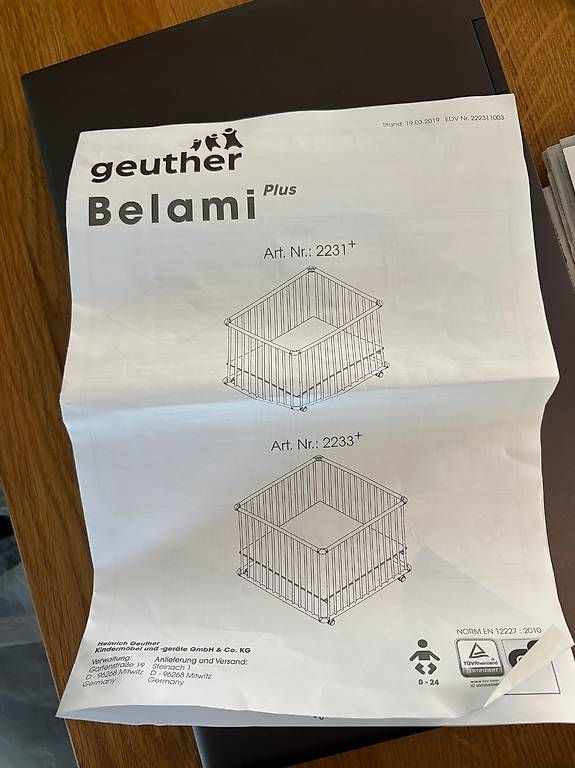 Parcs & barrières de sécurité: Geuther Laufgitter – D'occasion à Ottenbach par Anba13 2