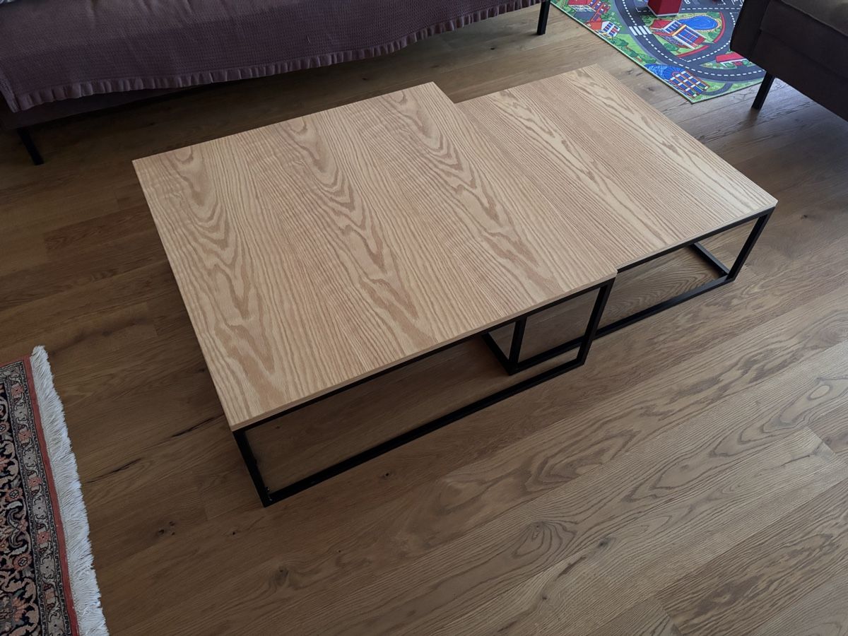 Interio Tavoli: Couchtisch Holzmetall 2er Set neuwertig – Usato da Gockhausen venduto da DavideDeGiorgi