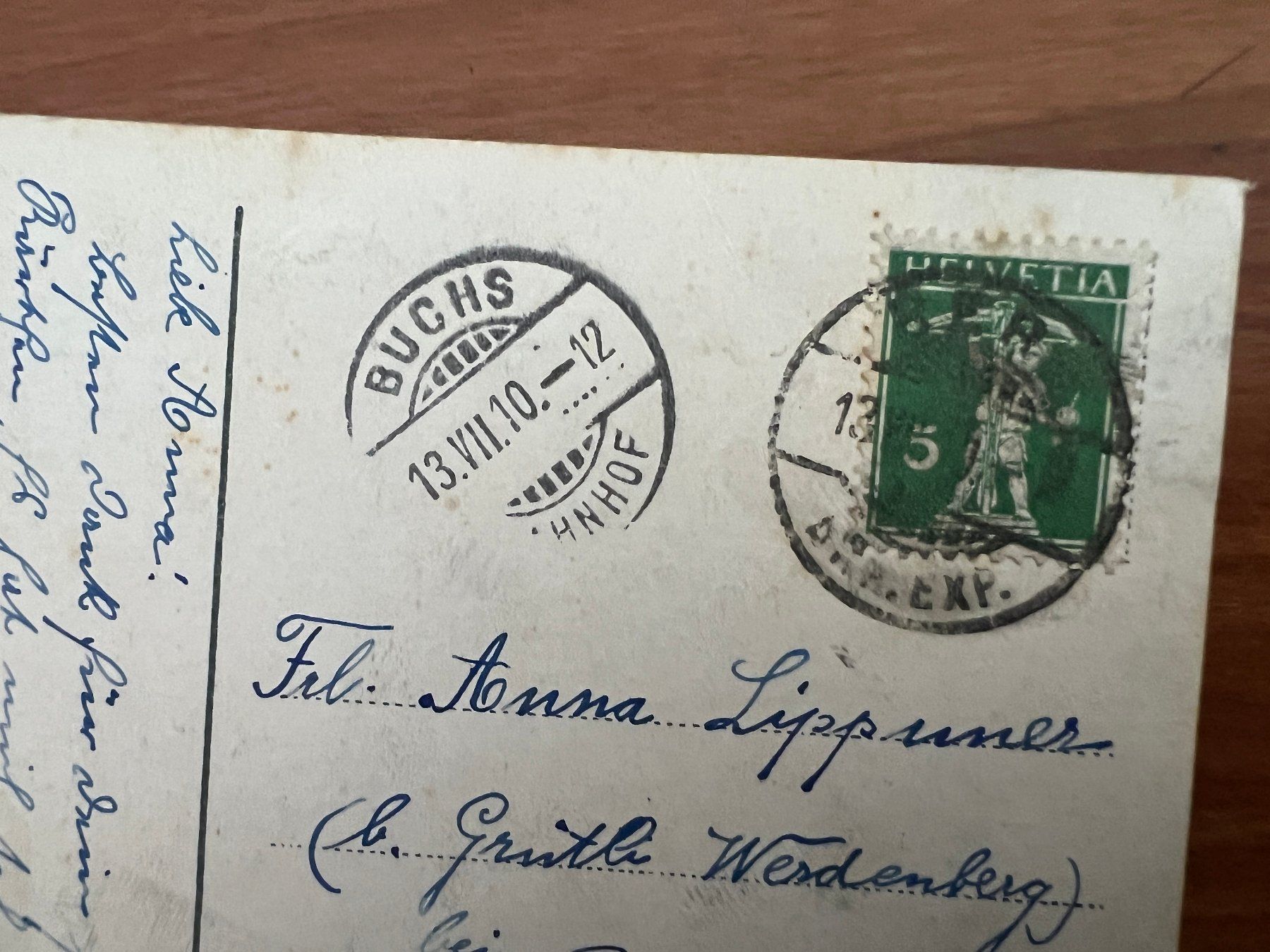 Cartoline postali: AK 1910 Bern super      (G2231) – Usato da Hinwil venduto da Sidi4 1