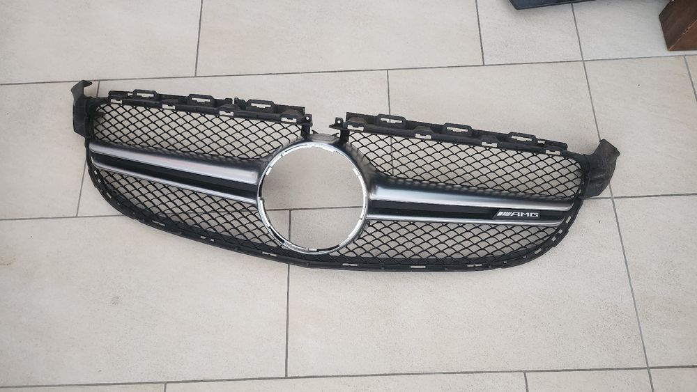 Original Mercedes-Benz AMG Panamericana Kühlergrill Schwarz Chrom G