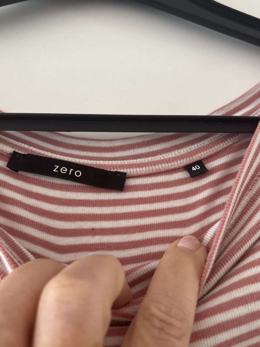 T-Shirts: Damen Zero gestreift rosa Grösse 40 – Gebraucht aus Sirnach von khe_q88w 1