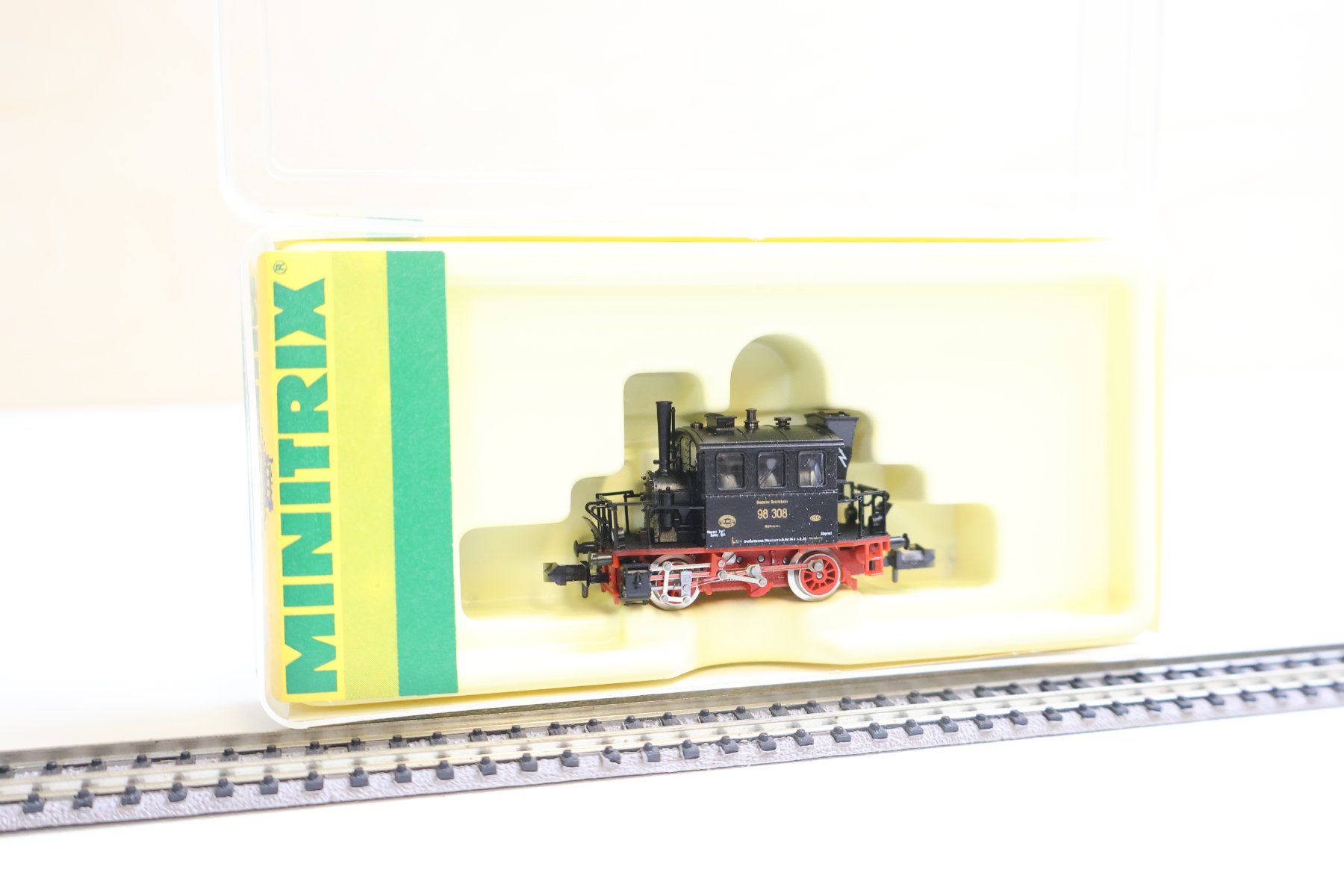Trix Modellini di ferrovie: Minitrix DR Glaskasten Dampflok 12015 - Top Modell – Usato da Winterthur venduto da Monstera 1