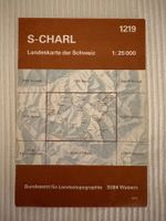 Landeskarte der Schweiz 1:25000 – S-CHARL  – 1979