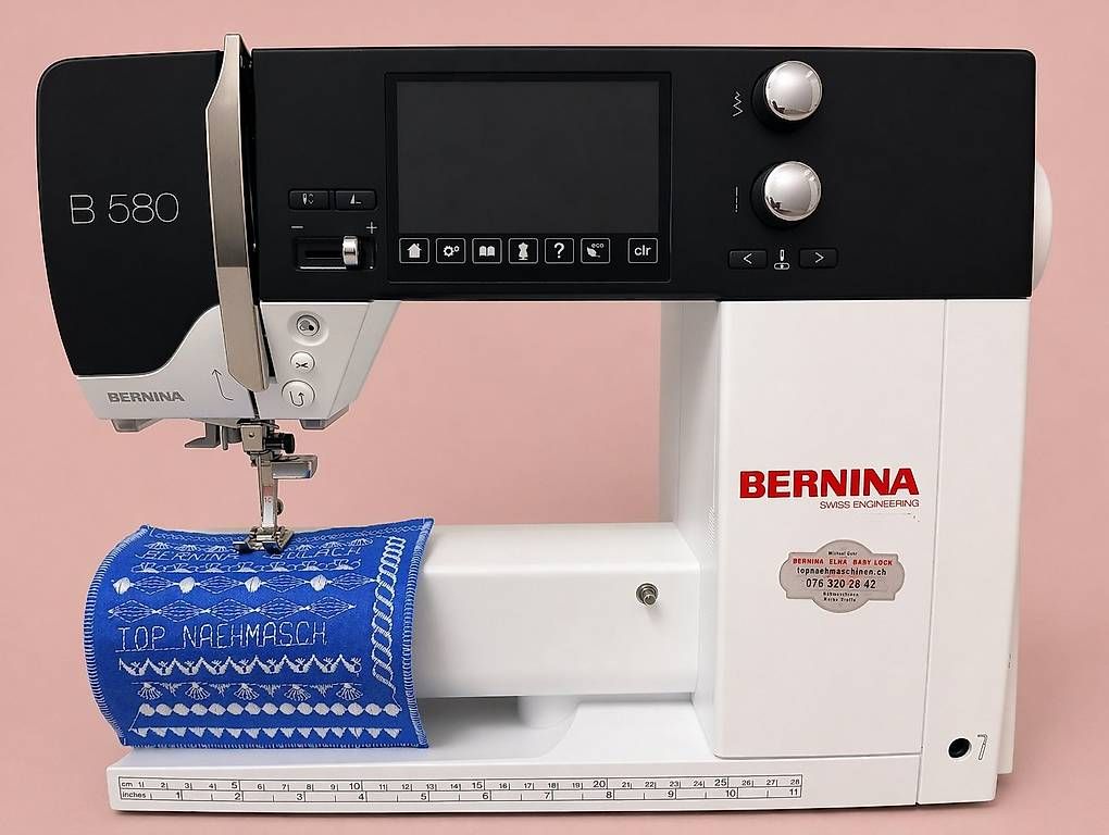 Bernina Macchine da cucire: BERNINA 580 Näh- Stickmaschine – Usato da Bülach venduto da topnaehmaschinen 1