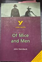 Of Mice and Men - York Notes - John Steinbeck, Top Zustand