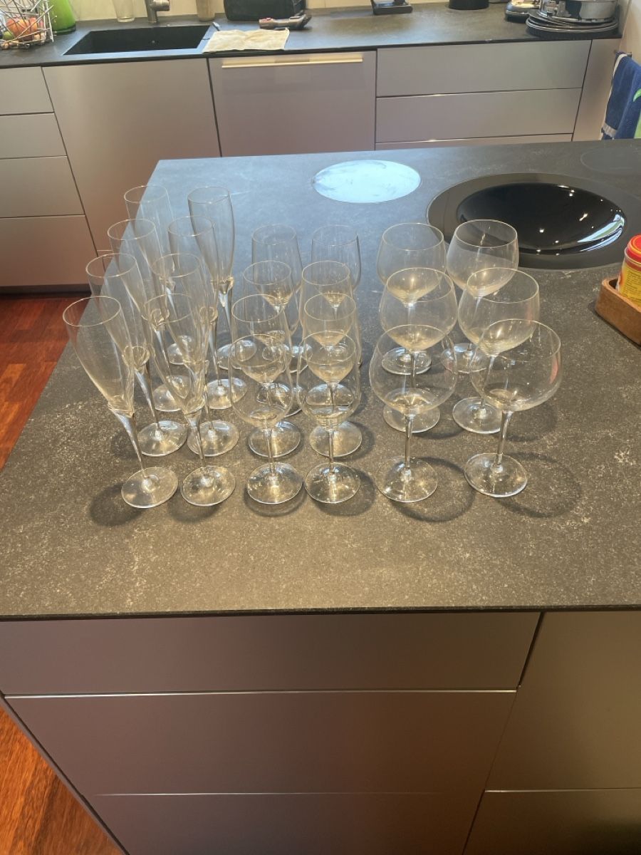 Rosenthal Bicchieri: Rosenthal Champagner Papyrus und Weingläser Studio Line – Usato da Brütten venduto da Wally80