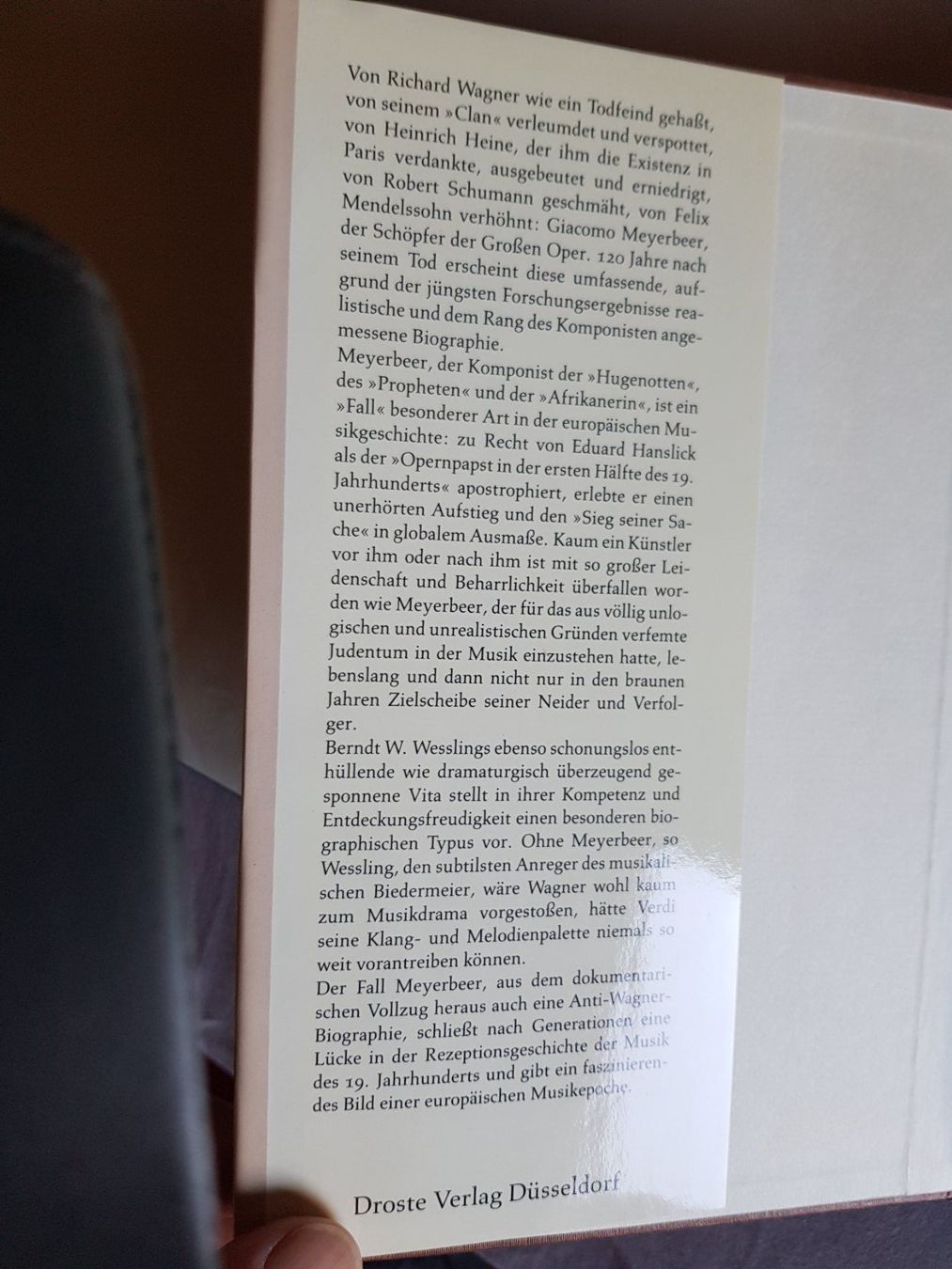 Libri: Meyerbeer - Wagners Beute - Heines Geisel - 1984 – Usato da Walterswil BE venduto da Lonitti 8