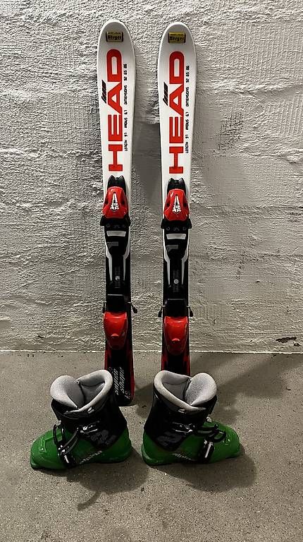 Head Sci: kinder ski set inkl skischuhe – Usato da Zürich venduto da s.usteri 3