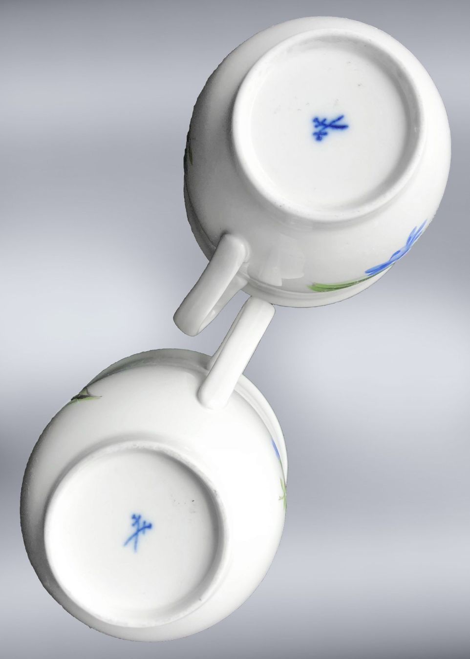 Tazze: MEISSEN (Schwertermarke)*TASSE 2 St. – Usato da Dübendorf venduto da Orchid18 4