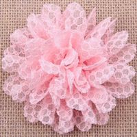 Big FLEUR en dentelle ROSE 7 cm