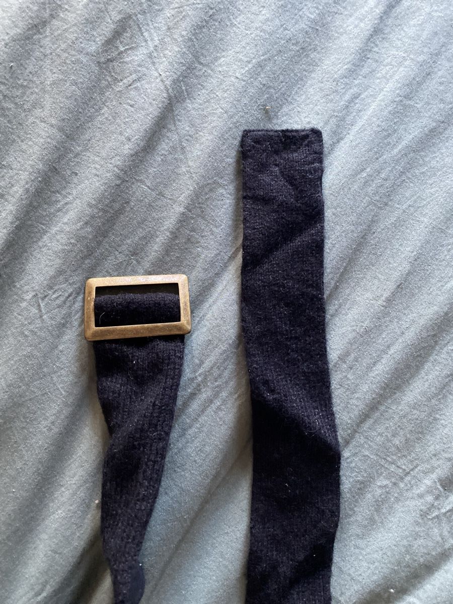 Cinture: Ceinture élastique noire vintage - Taille ajustable – Usato da Lausanne venduto da els_wlr2