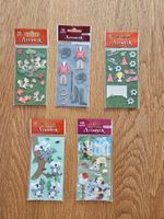 5 Set Artoz Artwork Sticker / Tiere und Fussball