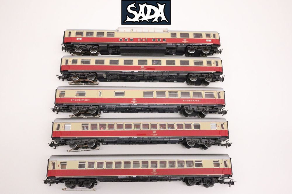 Märklin 4095, 4097, 4099, 2x 4096, DB Wagen, LED + Figuren | Kaufen auf ...