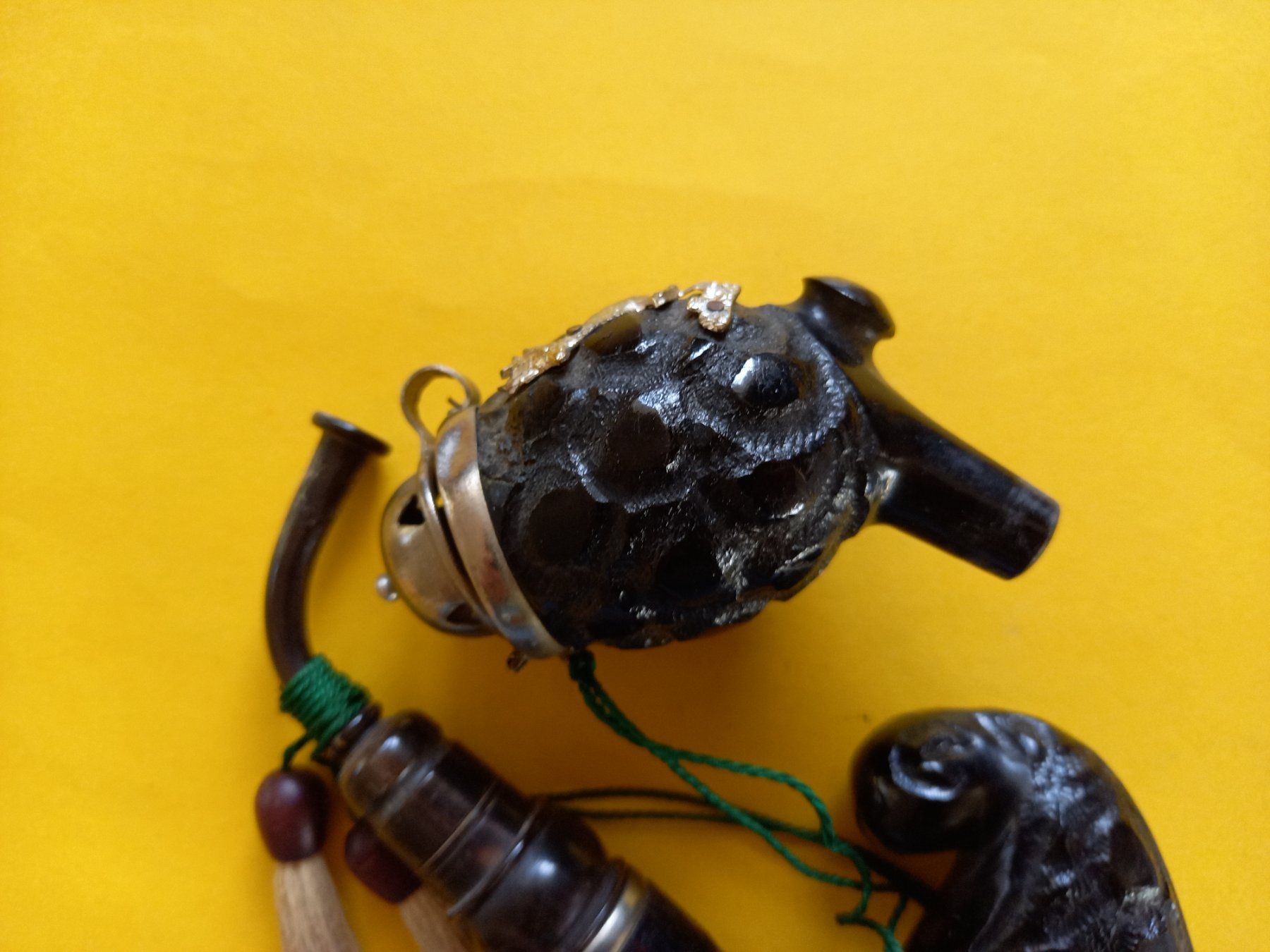 Pipe & Accessori: Pipe à tabac en bois, avec décor cerf – Usato da Rossens FR venduto da Souris1 4