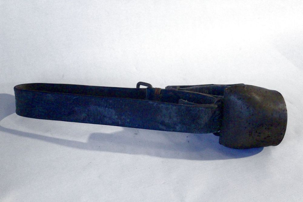 Campanacci mucche: Fiermann/Buller 2/0 SCHELLE mit Riemen, handgefertigt, 1910 – Usato da Bern venduto da kultiges 9