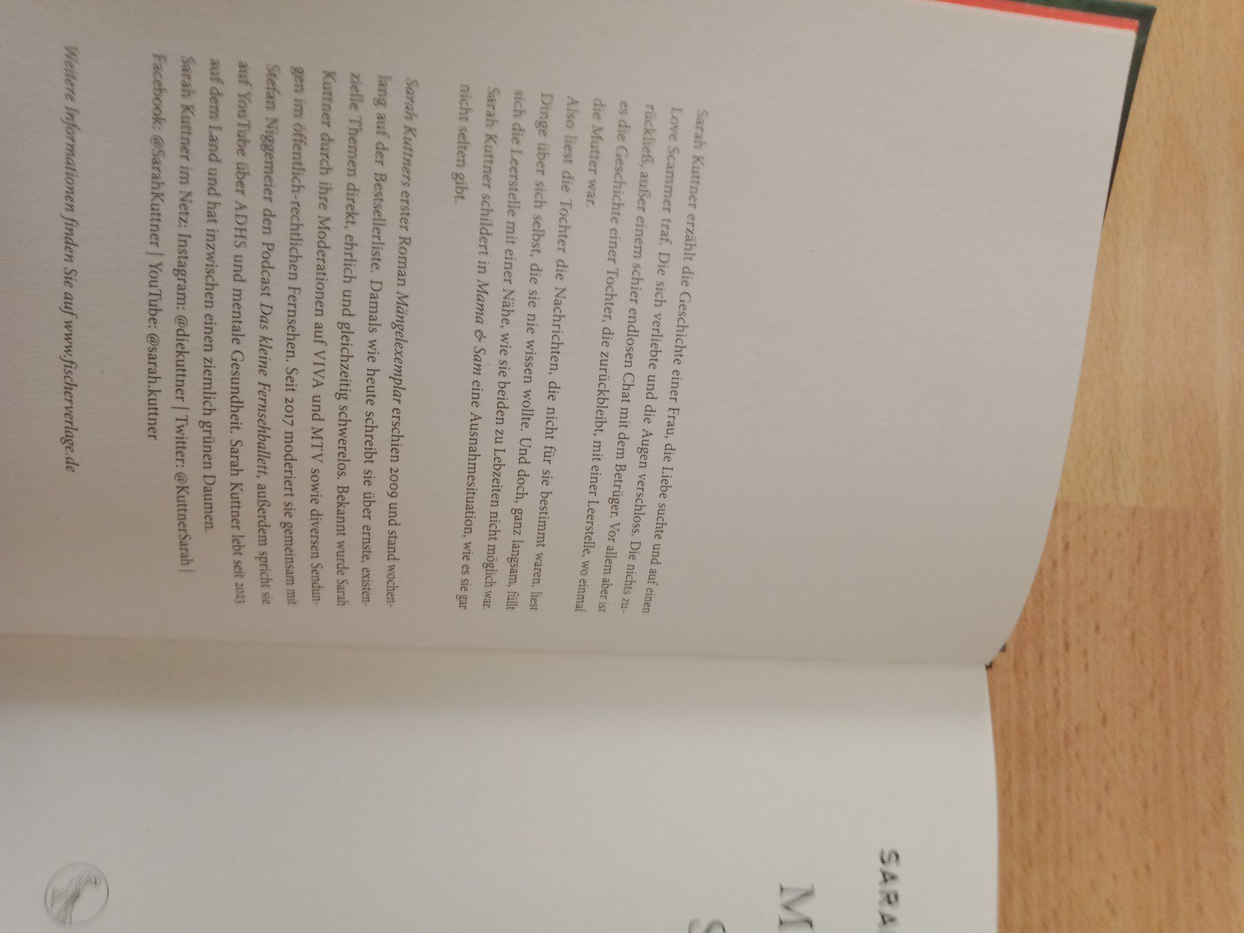 Libri: Sarah Kuttner Mama & Sam Roman 08.10.2025 – Usato da Wangen b. Olten venduto da EmilythestrangeX 6