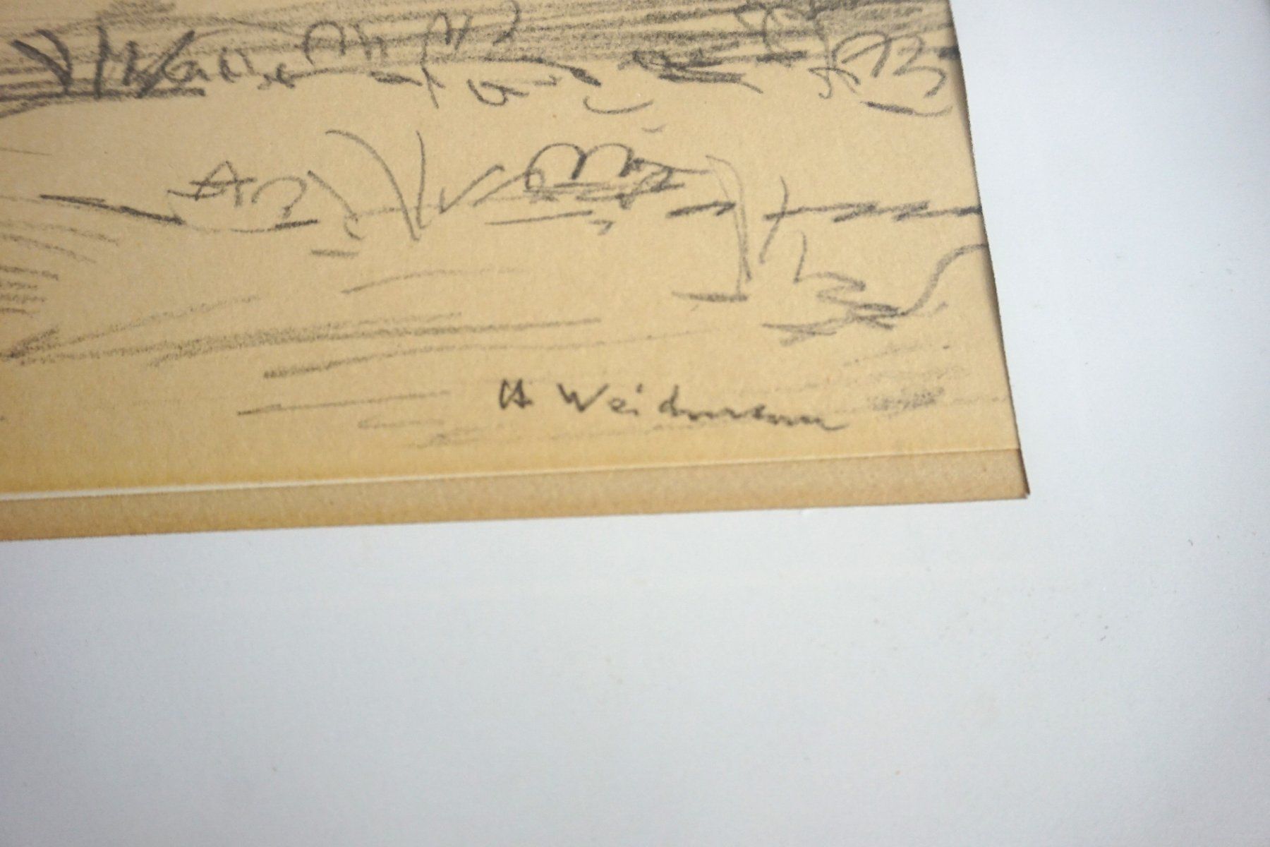 Tableaux: Bild - "Dorfeingang & Brücke"  ca. 44 x 54 cm – D'occasion à Pratteln par Restwert_Pratteln 2