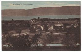 Cudrefin, vue générale, circulée 1915