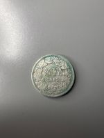 1/2 Fr. 1882 Münze, Silber, guter Zustand